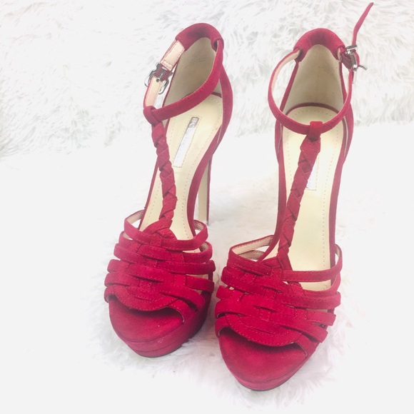 BCBGeneration Fuchsia Suede Platform Heel - Picture 7 of 7